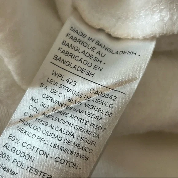 💕 Levi Strauss Signature White Canadiana Signature Hoodie XL - Picture 7 of 13